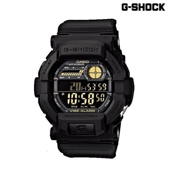 [롯데백화점] 지샥 GD-350-1BDR YDP 진동알람 고휘도 LED 라이트 군인시계 추천