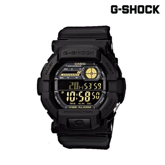 [롯데백화점] 지샥 GD-350-1BDR 진동알람 군인시계 전자시계 방수시계