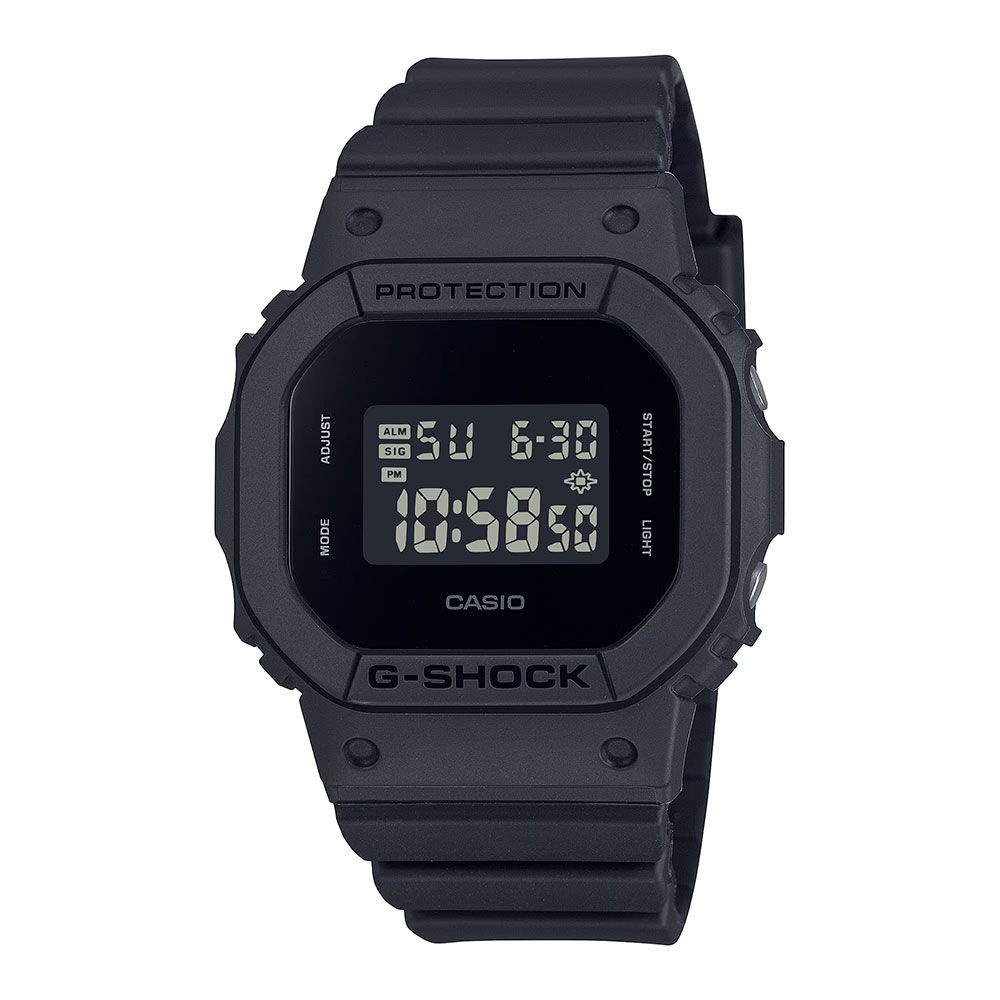 매트 블랙 미니 스퀘어 디지털 시계 GMD-S5610BB-1DR