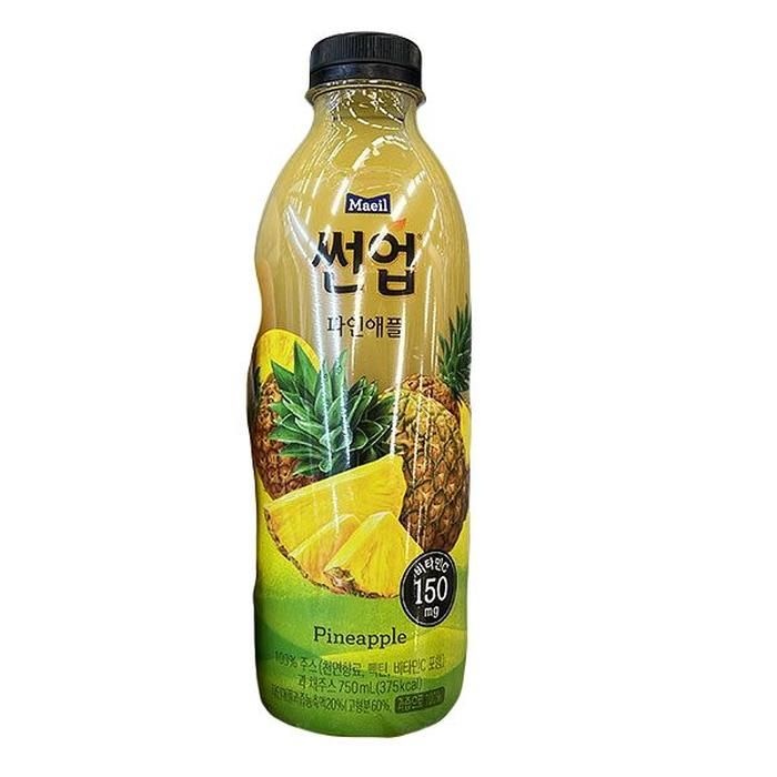 썬업 100_ 파인애플 750ml x 2개 a48025