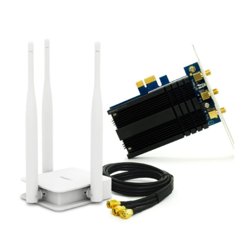 최대 1900Mbps지원 와이파이용 무선랜카드 / 모듈 WIFI 2층 중계기 증폭기