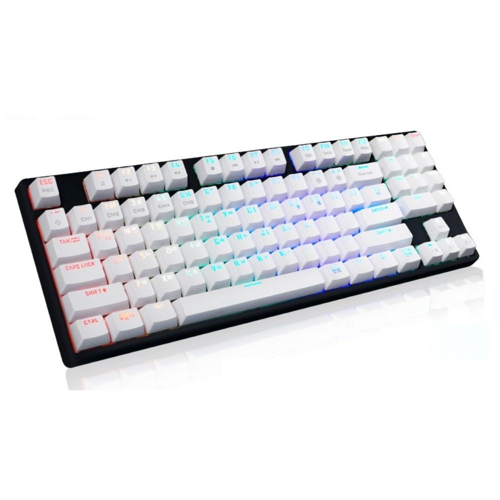 마이크로닉스 LED RTS FPS 게이밍 키보드 (청축) 저렴한 예쁜 사무용 좋은