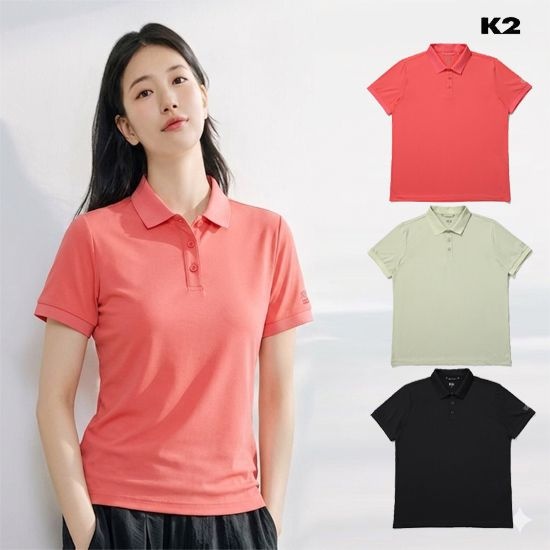 [롯데온] K2 여성 코드텐 아이스 냉감 폴로티셔츠 (27,720원/3,000원)