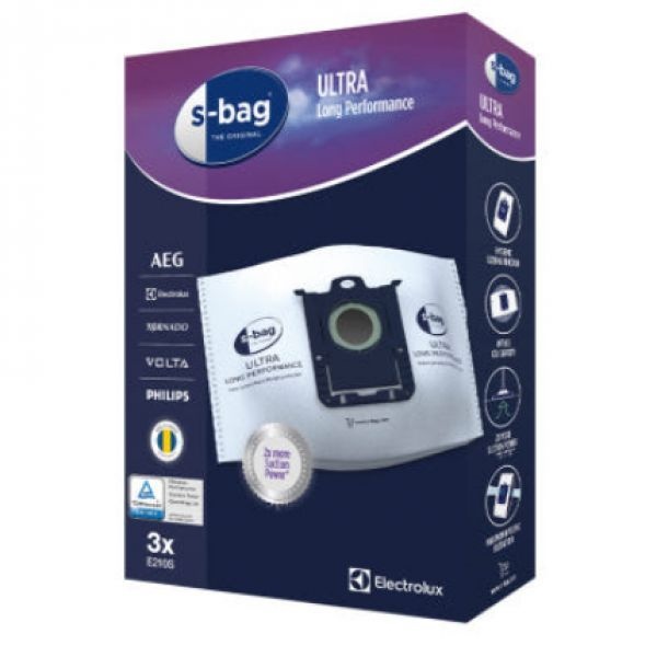E210S 1팩(3개입) / 일렉트로룩스 S-bag Pure D9 유선청소기 - PD91시리즈 울트라롱 먼지봉투