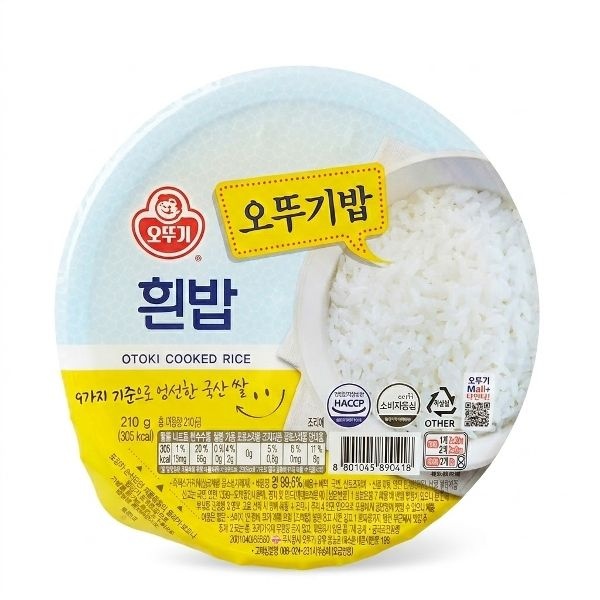 오뚜기밥 흰밥 210g 24개 (없음)