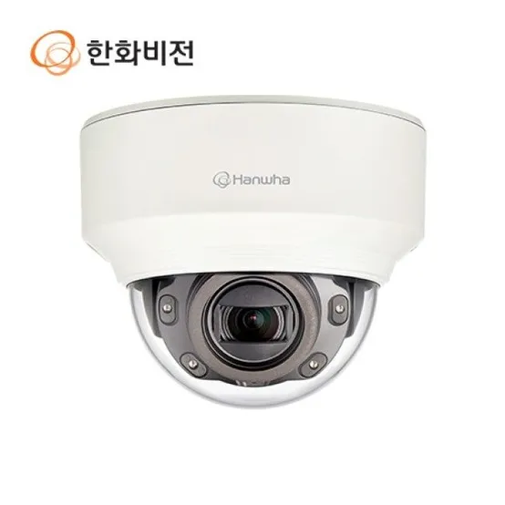 한화비전 XND-6080RG TTA 인증 네트워크 POE 돔 적외선 카메라 IP 전동가변 지능형 분석 CRM CCTV 공공기관 산업시