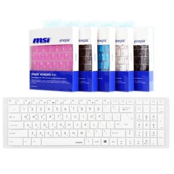 [문자인쇄키스킨] MSI Stealth 17M A12UE 한영자판 키...