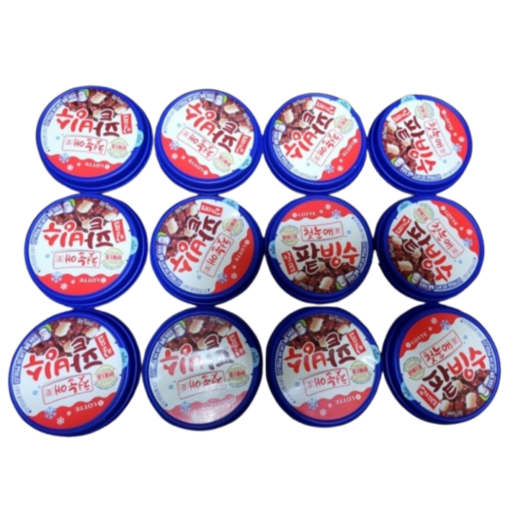 롯데웰푸드 일품 첫눈애 팥빙수 아이스크림 230ml X12개, 12개