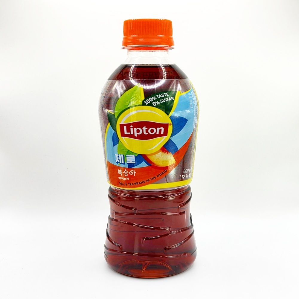 립톤 아이스티 제로 복숭아 500ml 24개