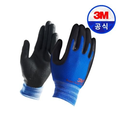 3M 슈퍼그립 100 장갑 블루 (1켤레)