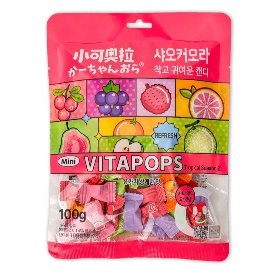 샤오커오라 시즌2 트로피칼 캔디, 100g, 4개