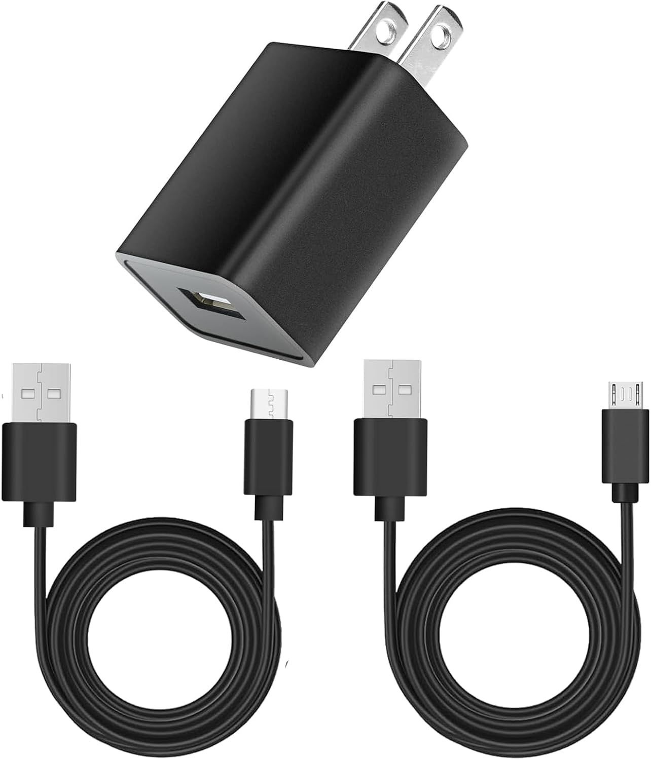 5V 2A 전원 어댑터 USB 월 충전기 0W(USB 타입 C 및 포트 케이블 ) 5볼트 스피커 폰 안이드 태블릿 TV 리모컨 등과