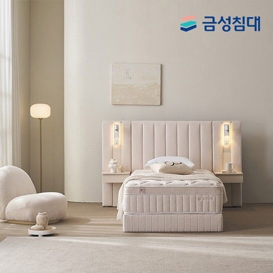 루미에르 호텔형 침대 프레임+매트리스+패널1 슈퍼싱글SS