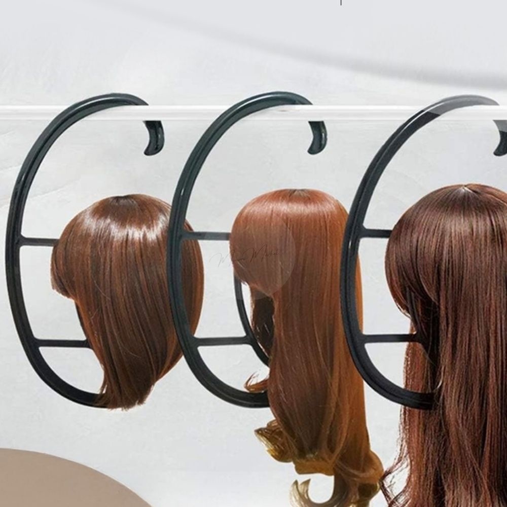 미니미마켓 가발 걸이 걸이형 스탠드 보관 홀더 모자진열 여성가발거치대 가발보관망 가발걸이