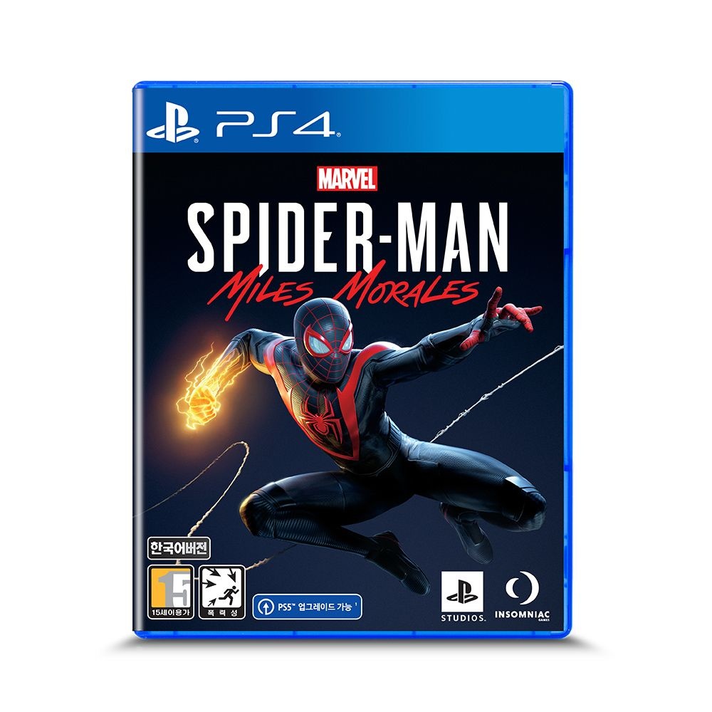 플레이스테이션 PS4 마블 스파이더맨 마일즈 모랄레스