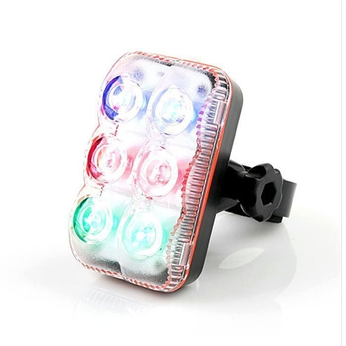 [패션플러스][럭키투데이]Coms 안전한 라이딩 자전거 안전 점멸기 6LED (40942780)