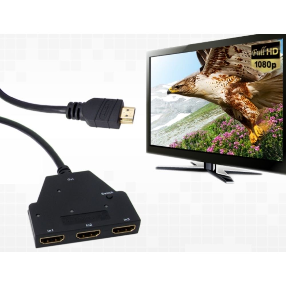 3DTV FHD영상지원 소형 HDMI 선택기(3대1) 스위치 셀렉터 매트릭스 MATRIX