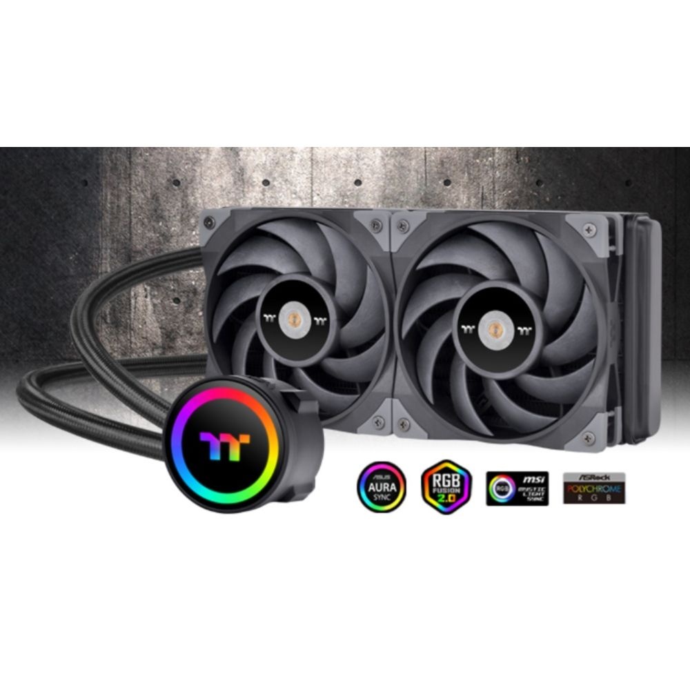 2000RPM 고성능터프팬 수냉식쿨러(240MM) PC 워터 컴퓨터 유니트 추천 칠러
