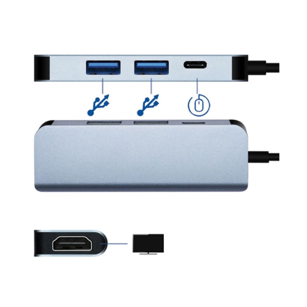 4K 3D시각효과 USB-C타입 도킹스테이션(4포트) CABLE 추천 케이블 허브 HUB
