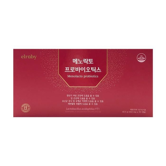 휴온스 엘루비 메노락토 프로바이오틱스 450mg x90캡슐x1박스