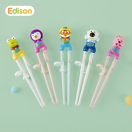 에디슨 (현대Hmall) 에디슨 뽀로로 젓가락 1단계 1+1 (뽀로로/패티/크롱/루피/포비)(3세이상)