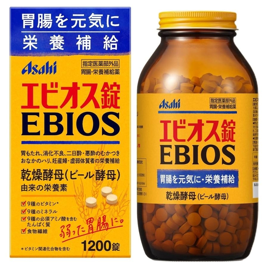 [해외] 일본 아사히 에비오스정 1200정 위장영양제 지정의약부외품