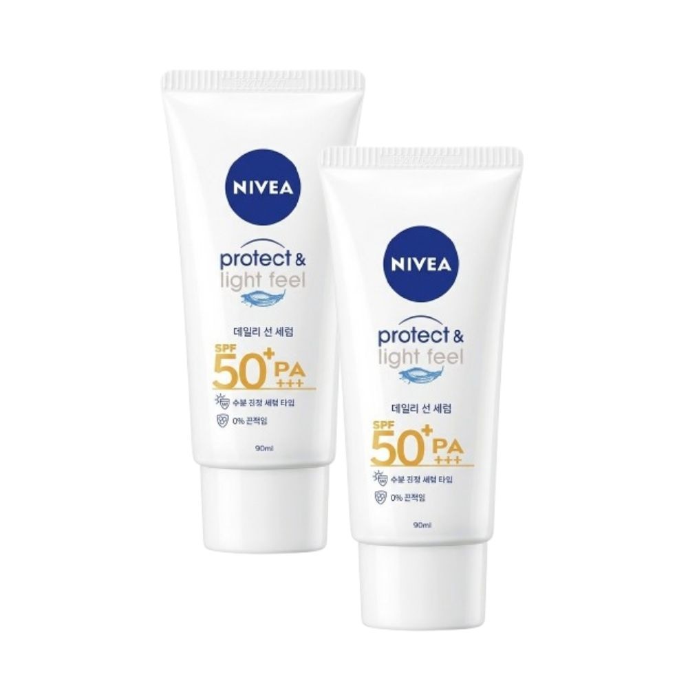 니베아 선 프로텍트 앤 라이트필 퍼펙트 선세럼 SPF50 90ml 2개