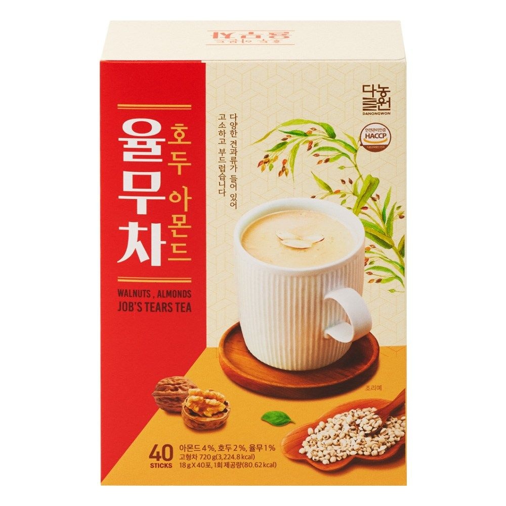 다농원 호두 아몬드 율무차 40T