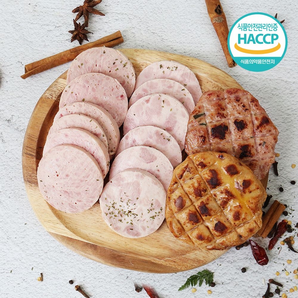 [롯데백화점] 친환경팔도 HACCP 프리미엄 정통 독일식 수제 햄 선물세트 1호