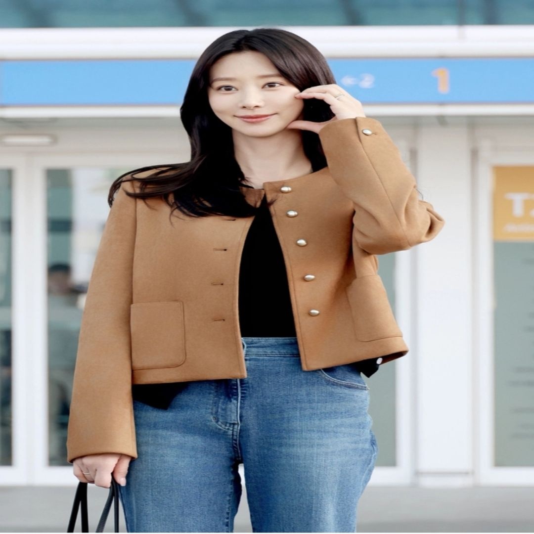 시슬리 [AK분당점] [시슬리]드라마 스웨이드 페이크 원넥 자켓