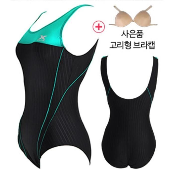 XBLUE XBLUE 여자 아쿠아로빅 원피스 수영복 B41619