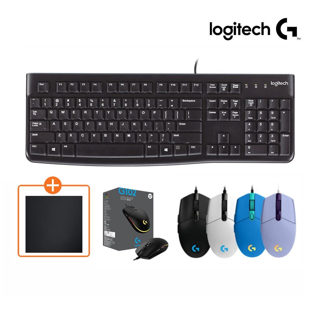 로지텍코리아 G413 TKL SE + 로지텍 G102 (정품박스)  +  마우스패드
