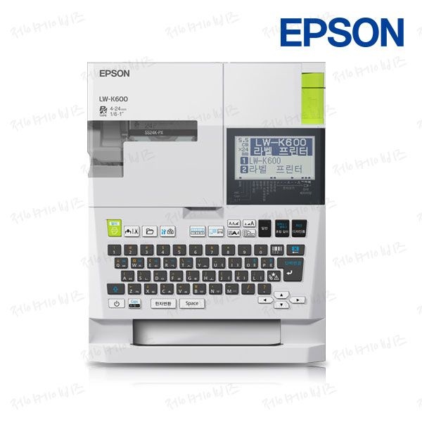 엡손 LW-K600 라벨프린터 휴대+PC연결 바코드 비지니스모델