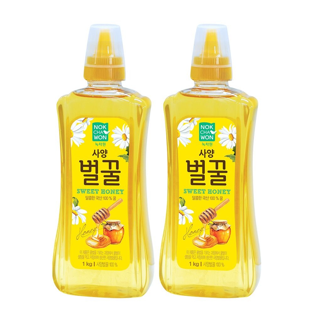 녹차원 사양벌꿀 1kg x 2개