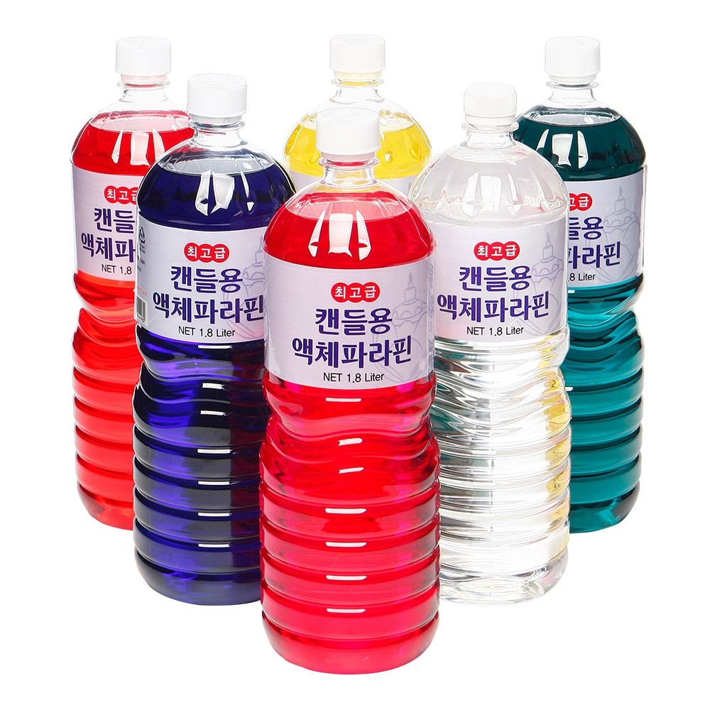 [캔들조이] 캔들용 액체파라핀 1.8 L 파라핀 오일 1상자 (12병)