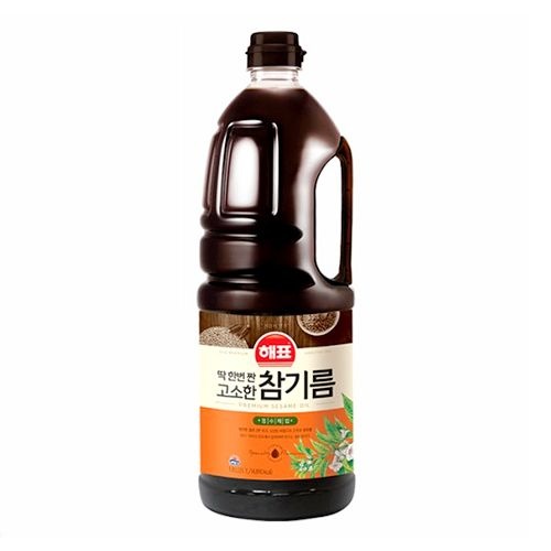 [롯데백화점]  [해표] 고소한 참기름 1.8L 업소용 대용량 LE1215711028