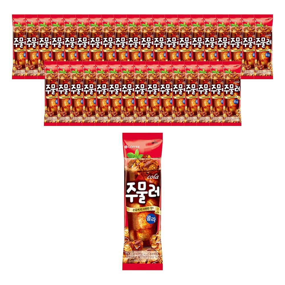 [롯데백화점] 롯데웰푸드 [롯데]주물러 콜라 130ml x35개 LE1215943924
