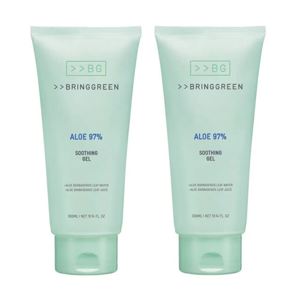 브링그린 알로에97% 수딩젤 300ml, 2개