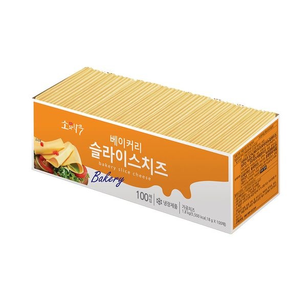 덴마크 동원 소와나무 베이커리 슬라이스 치즈 1.8kg(18g x 100매) 대용량