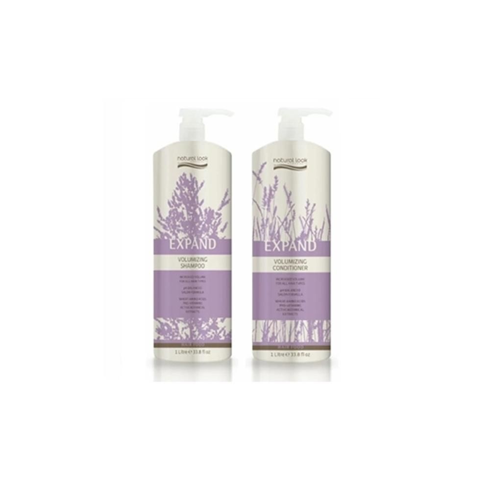 네추럴 룩 [해외] 네추럴 룩 익스팬드 볼류마이징 샴푸 앤 컨디셔너 각 1L Natural Look Expand Volumizing Shampoo