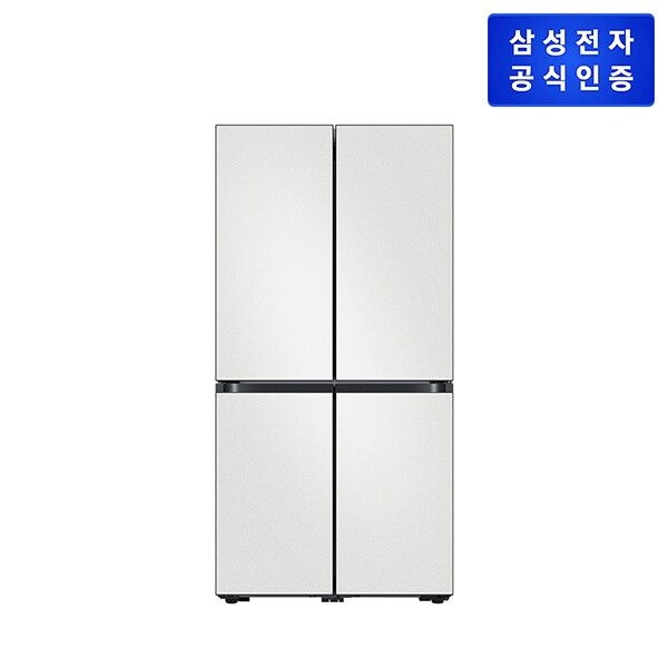 삼성전자 [삼성전자] Bespoke AI 냉장고 25년형 4도어 RM70F90R2A 905L 코타화이트