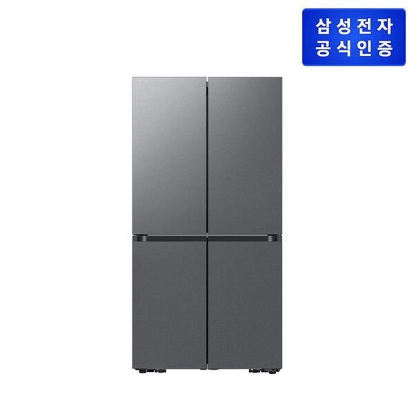 삼성전자 [삼성전자] Bespoke AI 냉장고 25년형 4도어 RM70F90R2DD 905L 에센셜 다크 메탈