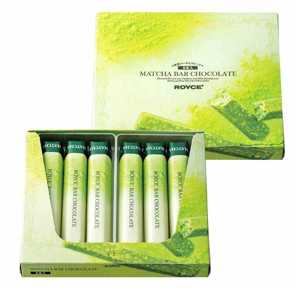 [해외] 로이스 말차 초콜릿 6개입 1팩 Matcha chocolate bars (set of 6)