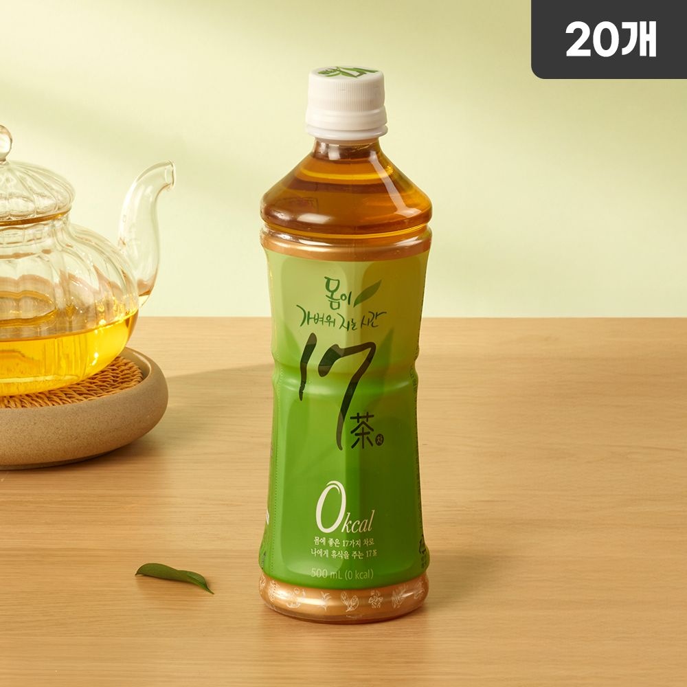 17차 몸이 가벼워지는 시간 17차 500ml, 20개