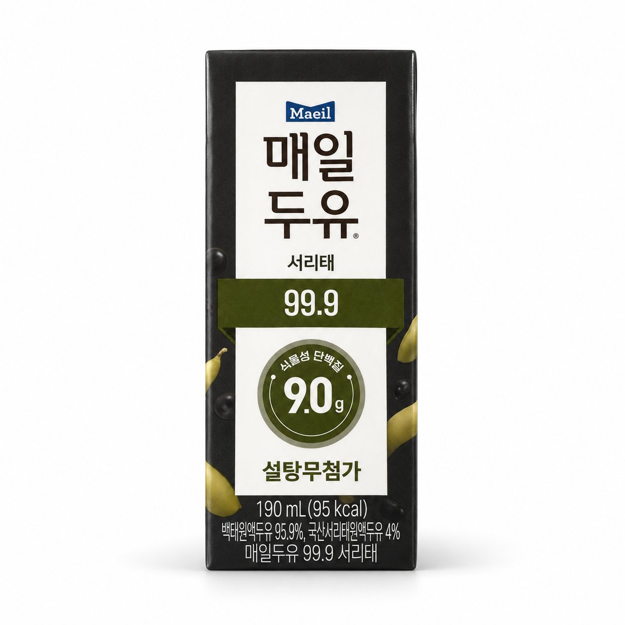 매일두유 99.9 서리태 190ml X 48팩