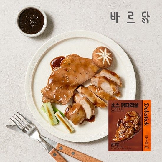바르닭 딜리스틱 소스 닭다리살 갈비맛 7팩
