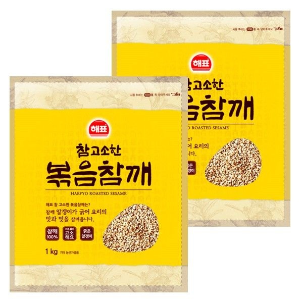 해표 사조해표 참고소한 볶음참깨 1kg 2개