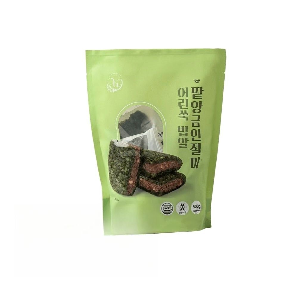 창억떡 어린쑥 밥알 팥앙금 인절미 쑥떡 500g 4봉