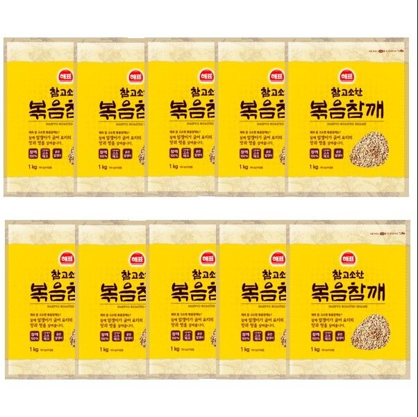 해표 사조해표 참고소한 볶음참깨 1kg 10개 (1박스)