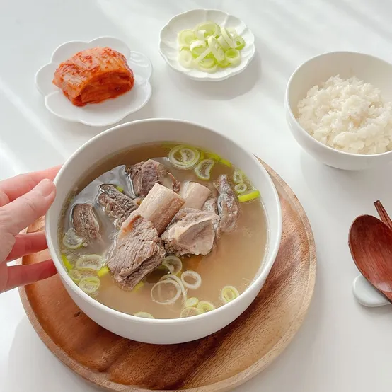 진우린 푸짐한 프리미엄 갈비탕 1kg 2팩/4팩/8팩 부산 맛집 캠핑요리 손님대접